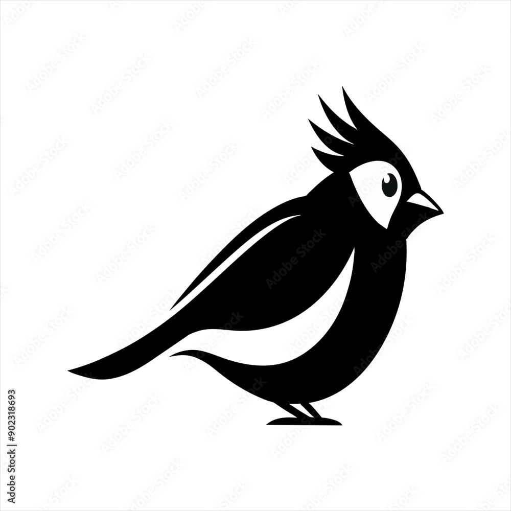 Obraz premium Cute bird icon illustration