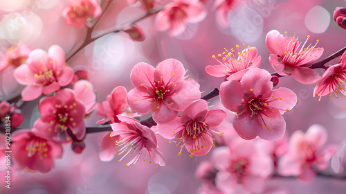 Wallpaper Mural Floral spring background. Nature up close Torontodigital.ca