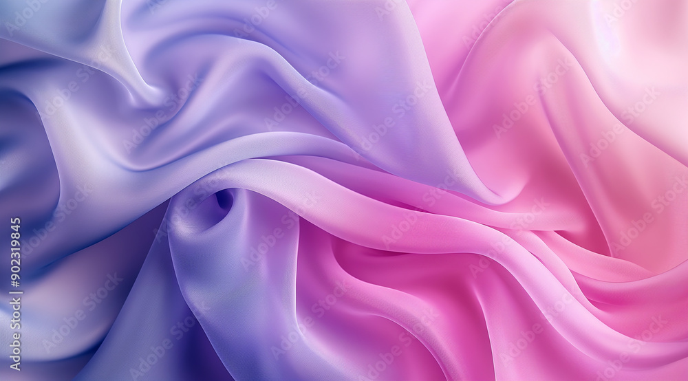 Fototapeta premium A beautiful and colourful abstract background with soft pink, purple, and blue gradient colors