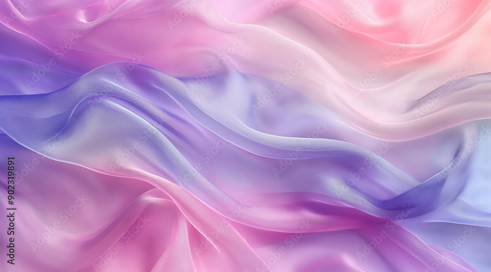 Obraz premium A beautiful and colourful abstract background with soft pink, purple, and blue gradient colors