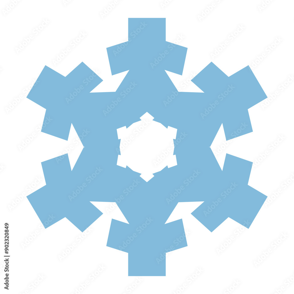 Snowflake Icon Decoration Snowflake Icon Decoration