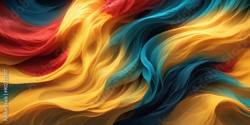 Wallpaper Mural Abstract digital art piece that appears to be Black History Mont Torontodigital.ca