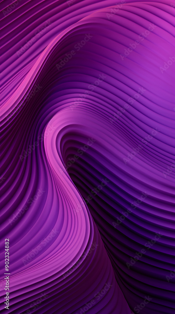 Fototapeta premium Digital technology pink purple gradient terrain geometry abstract poster background