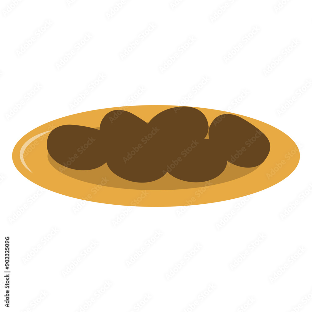 Happy Nowruz Day Clipart with Cartoon Design Concept. Iranian New Year. Vector Illustration