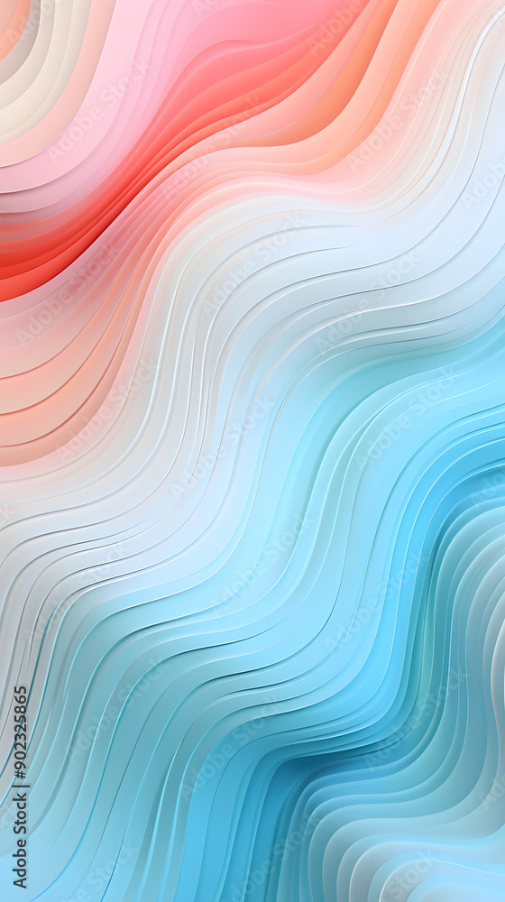 Obraz premium Digital technology white gradient terrain geometry abstract poster background