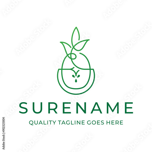 Pineapple fruit farmer logo design simple modern and minimalist graphic design illustration