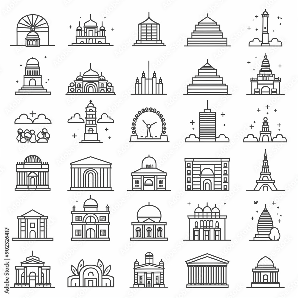 Fototapeta premium landmarks and monuments
