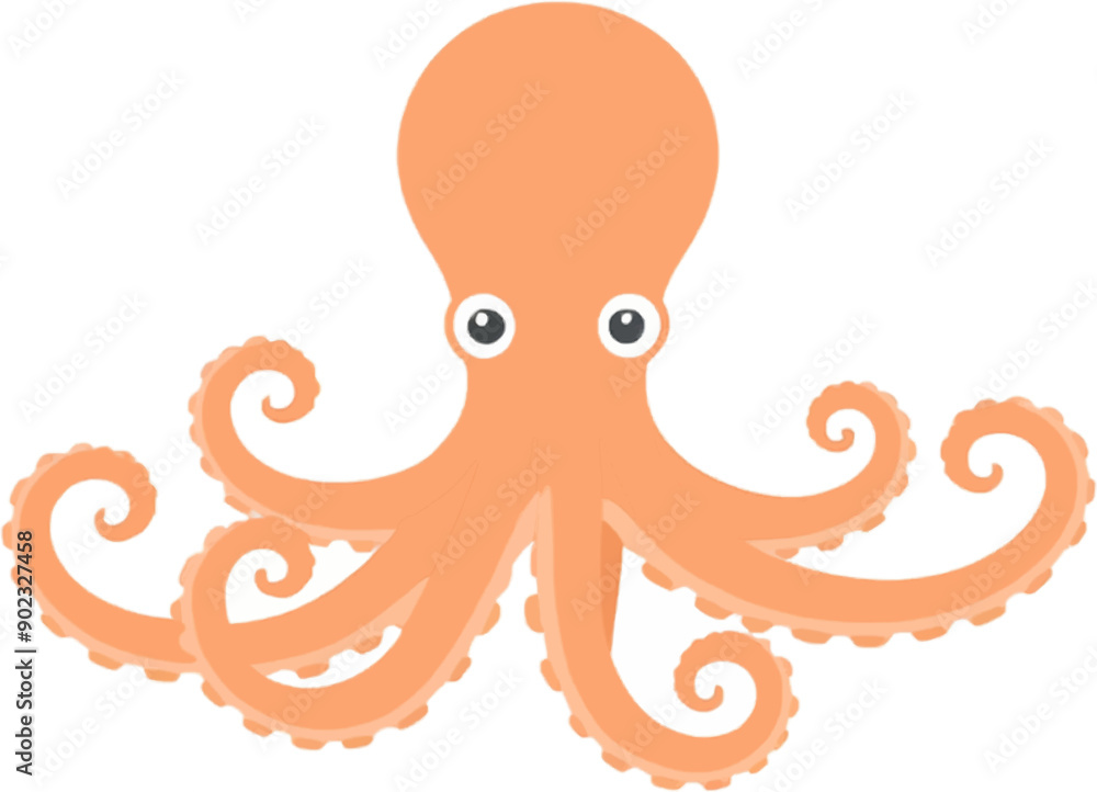 Octopus Cartoon Cute Animal Sea Octopus Cartoon Cute Animal Sea
