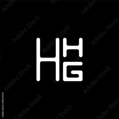 HHG letter logo vector design, HHG simple and modern logo. HHG luxurious alphabet design photo