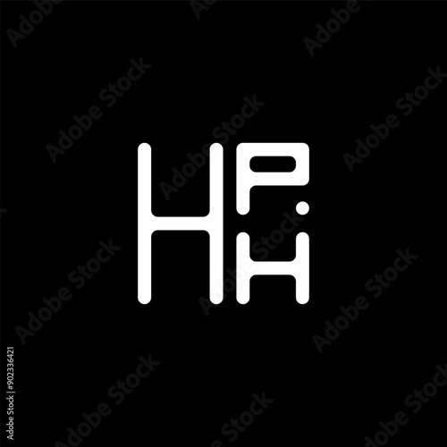 HPH letter logo vector design, HPH simple and modern logo. HPH luxurious alphabet design