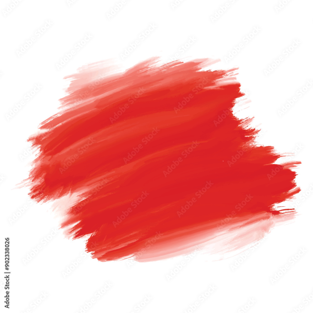 Abstract red watercolor brush stroke on white background Abstract red watercolor brush stroke on white background