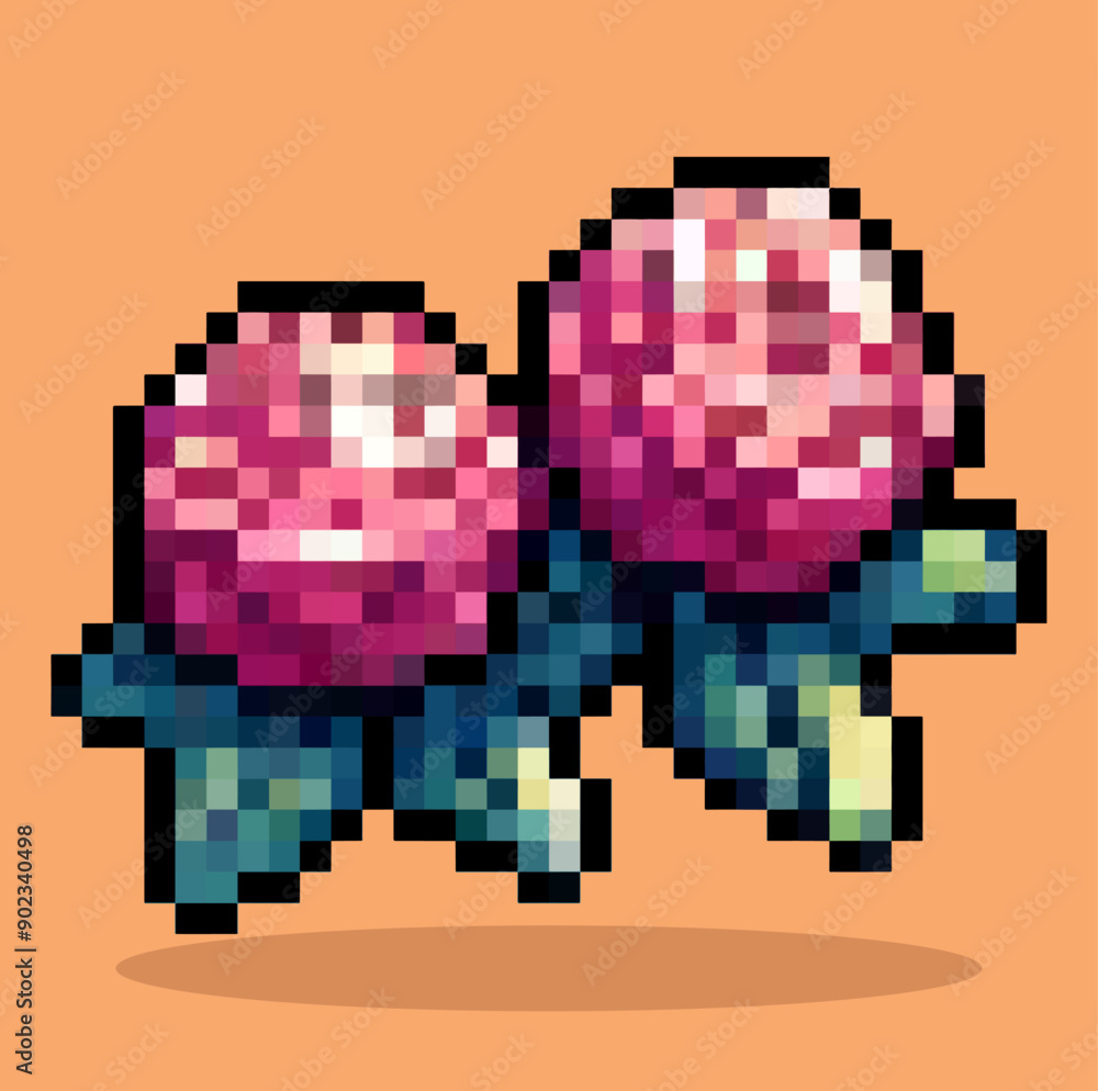 flower pixel art. tree elements logo collection. 8-bit. Game development, mobile app. Isolated vector illustration. flower pixel art. tree elements logo collection. 8-bit. Game development, mobile app. Isolated vector illustration.