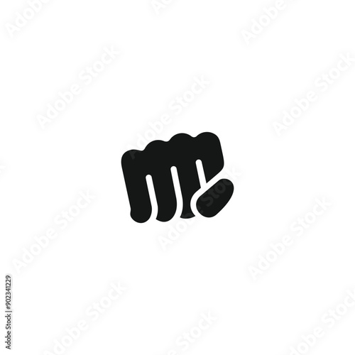 Fist bump icon vector. EPS 10 editable vector