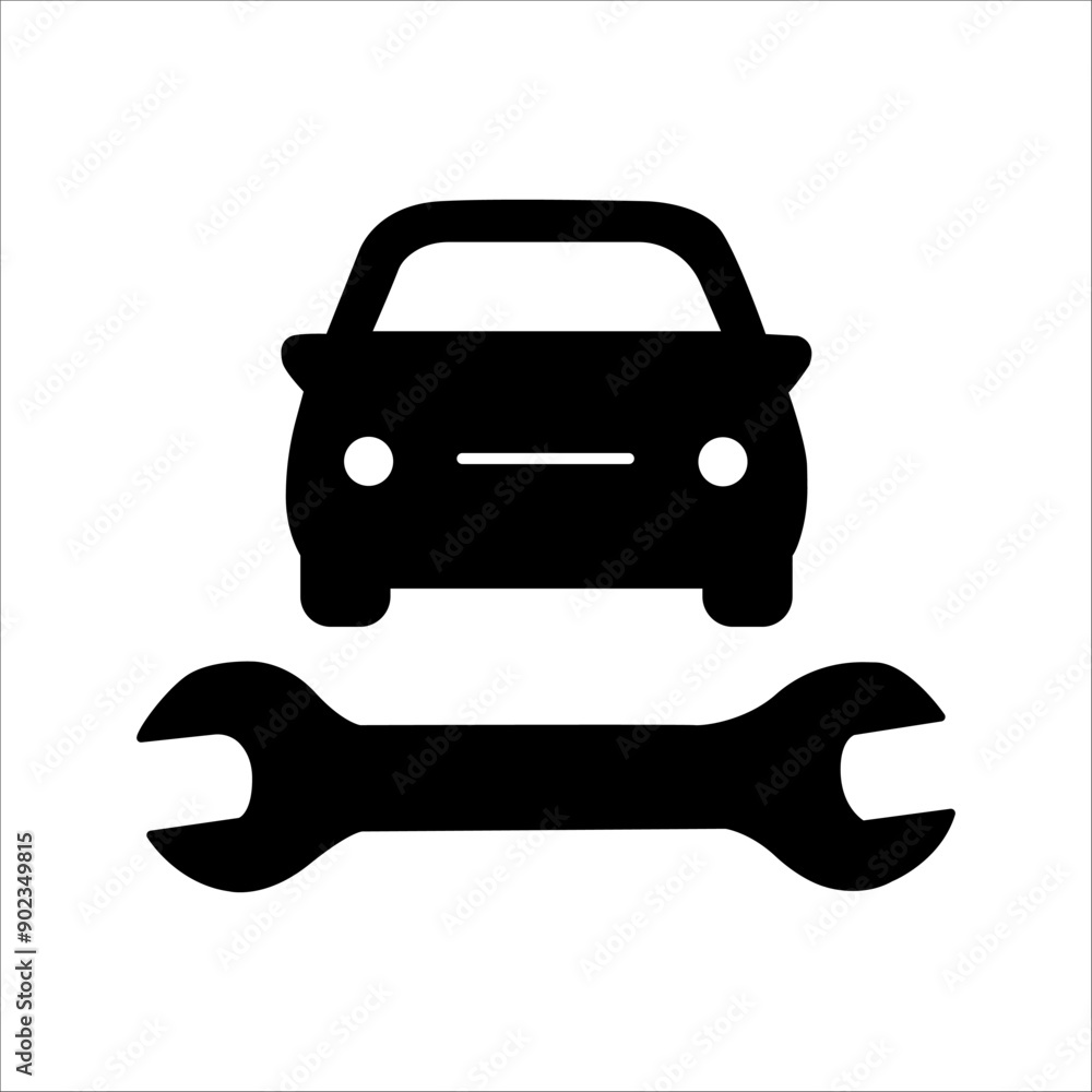 Car repair equipment outline icon in flat style. Car repair illustration icon element. Car repair equipment outline icon in flat style. Car repair illustration icon element.