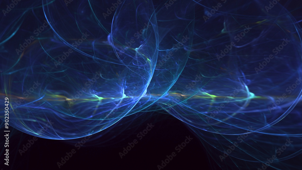 3D rendering abstract blue technology fractal background. Its not AI Generatd illustration. 3D rendering abstract blue technology fractal background. Its not AI Generatd illustration.