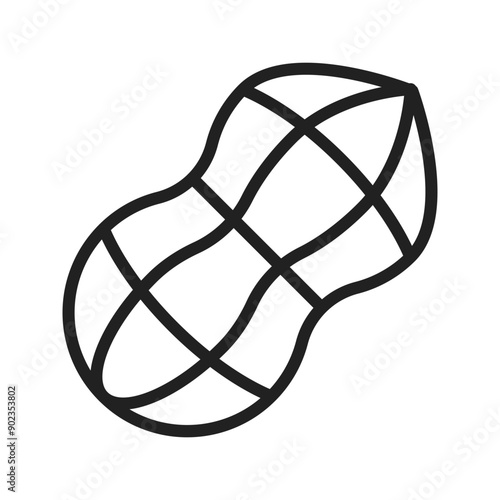 Peanut  icon vector image. Suitable for mobile application web application and print media.