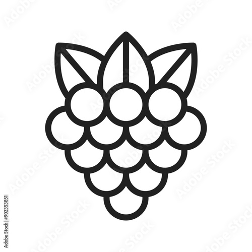 Raspberry  icon vector image. Suitable for mobile application web application and print media.