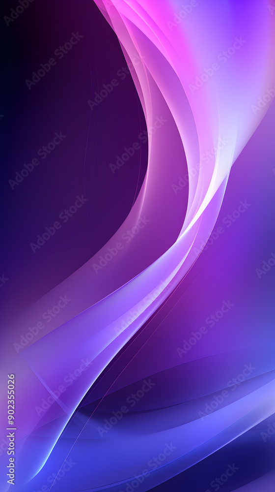 Digital technology purple rhythm wavy line abstract graphic poster background with generative Digital technology purple rhythm wavy line abstract graphic poster background with generative