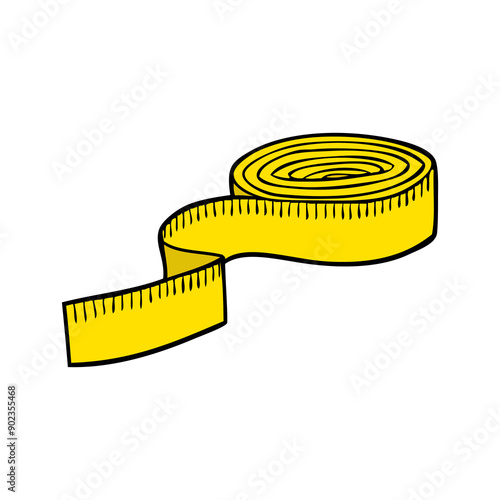 tape measure vector illustration