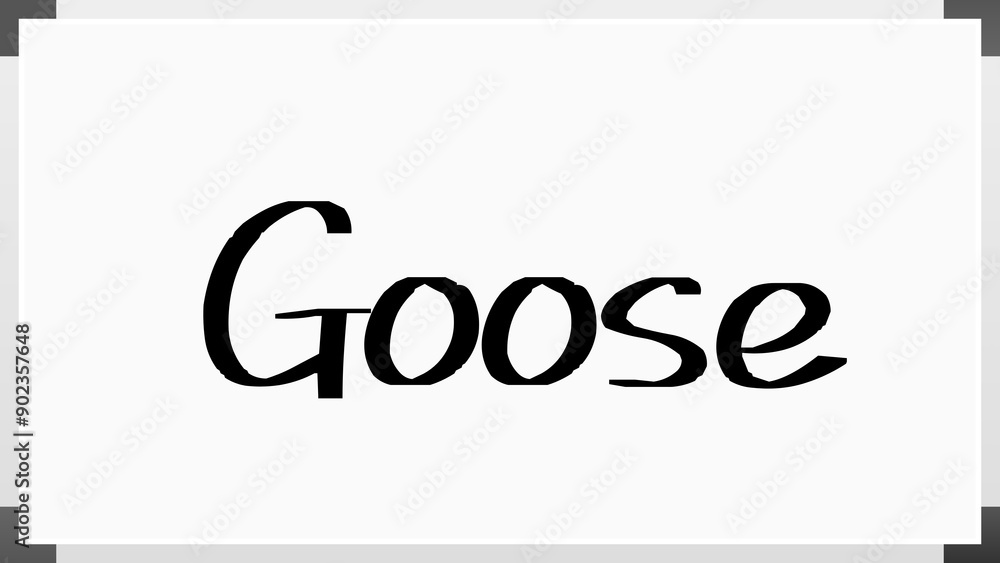 Goose のホワイトボード風イラスト Goose のホワイトボード風イラスト