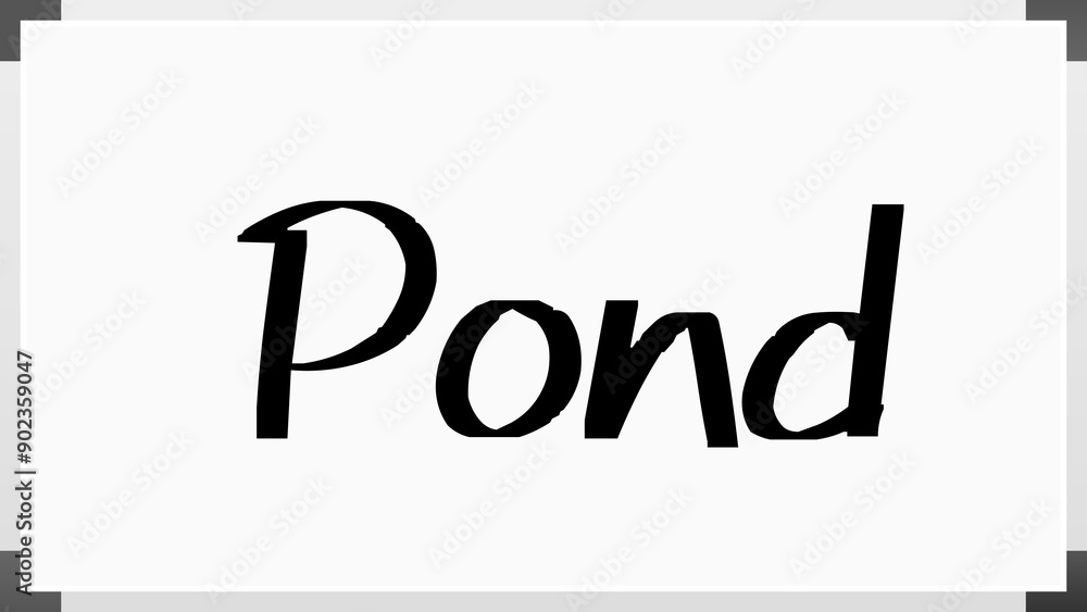 Pond のホワイトボード風イラスト Pond のホワイトボード風イラスト