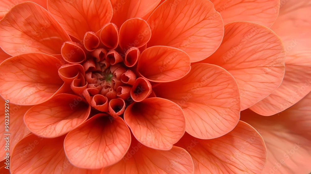 close up of red dahlia flower close up of red dahlia flower