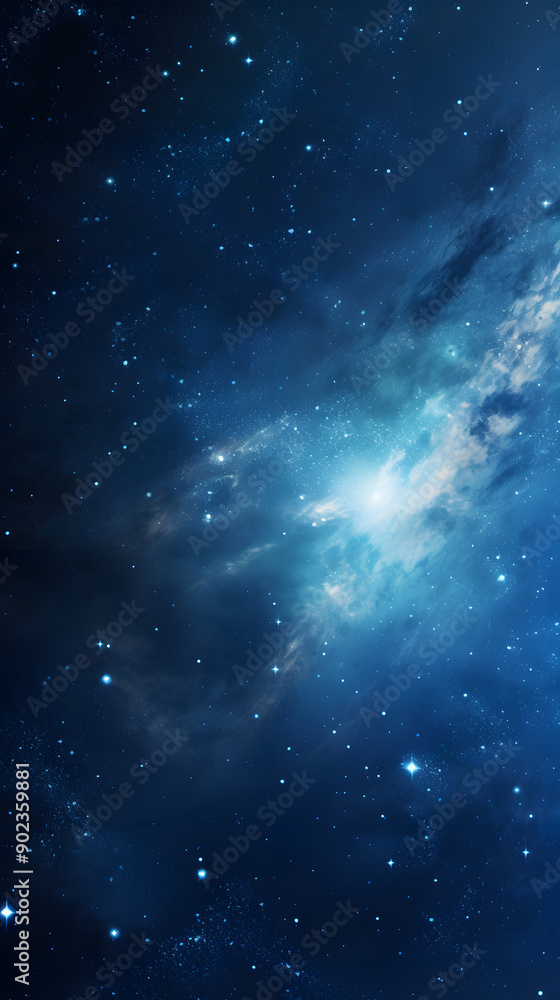 Obraz premium Digital technology universe earth abstract graphic poster background with generative