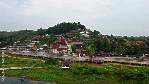Aerial View of Gunung Kemukus Village photo