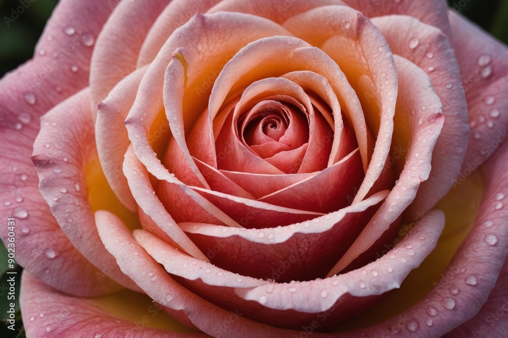 Close up view of a beautiful rose with curves of petals. Macro Close up view of a beautiful rose with curves of petals. Macro