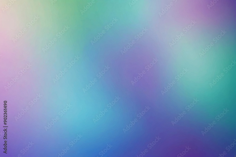 Blue, purple, green gradient.Soft pastel color gradient. Holographic blurred abstract background. Blue, purple, green gradient.Soft pastel color gradient. Holographic blurred abstract background.