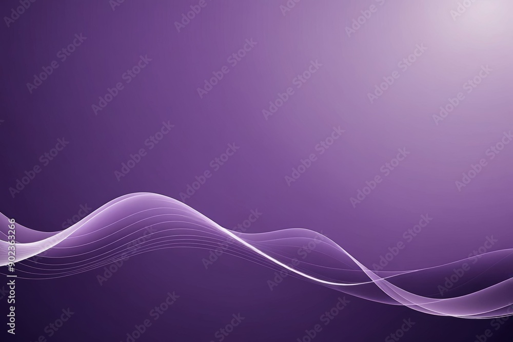 Fototapeta premium Abstract , minimalist wave purple background design