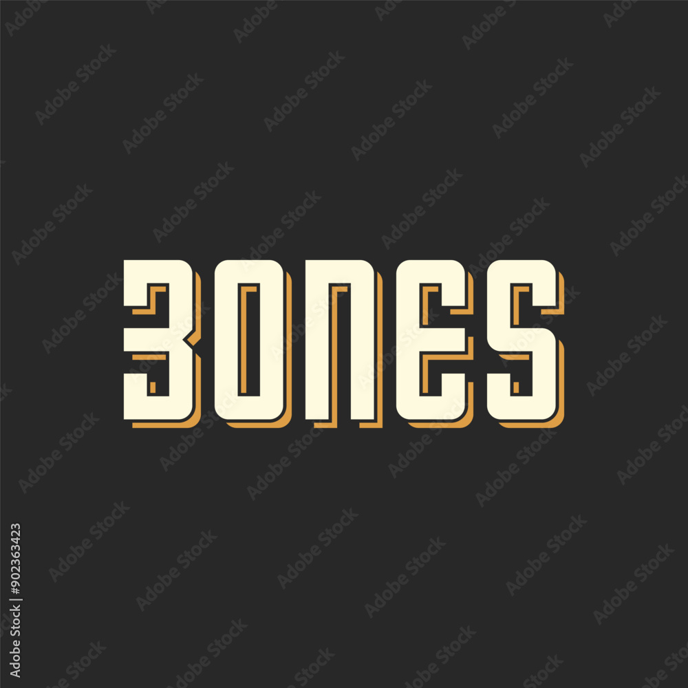 Bones Lettering Typography Bones Lettering Typography