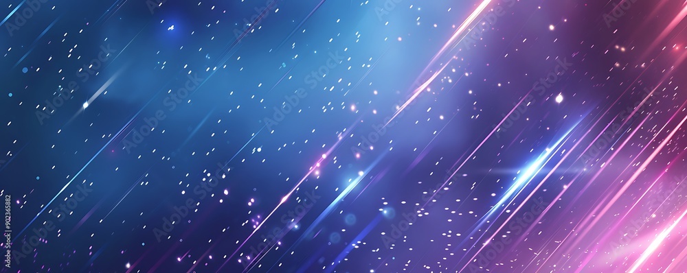 A visually striking cosmic abstract effect featuring a gradient background of deep blues to light purples, accented with bright neon streaks and soft glowing particles A visually striking cosmic abstract effect featuring a gradient background of deep blues to light purples, accented with bright neon streaks and soft glowing particles