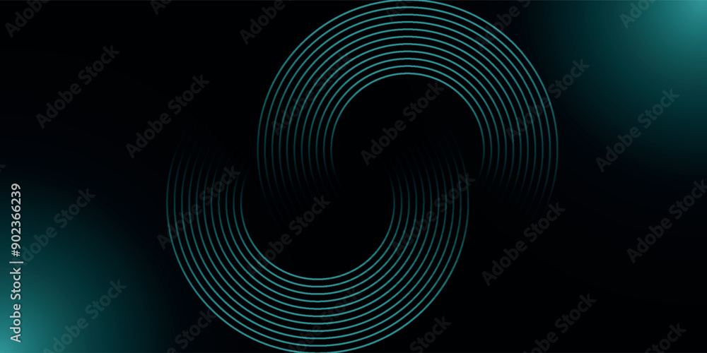 Modern dark blue abstract horizontal banner background with glowing geometric lines. Shiny blue diagonal rounded lines pattern. Futuristic concept. Suit for cover, brochure, presentation, flyer, web Modern dark blue abstract horizontal banner background with glowing geometric lines. Shiny blue diagonal rounded lines pattern. Futuristic concept. Suit for cover, brochure, presentation, flyer, web