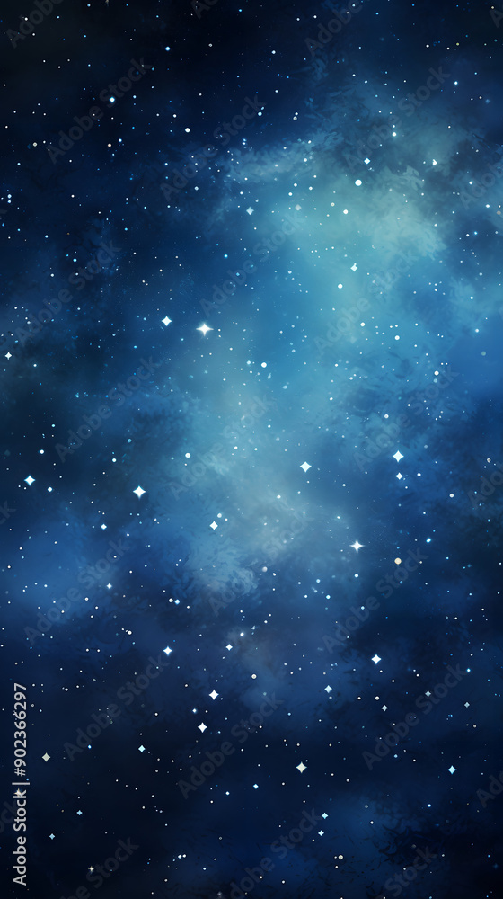 Fototapeta premium Digital technology sci-fi universe mechanical planet poster background with generative