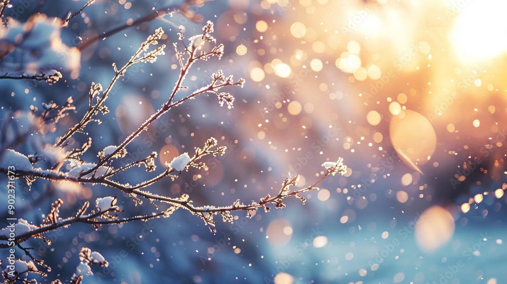 The concept of First Day of Winter The concept of First Day of Winter