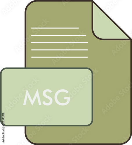 MSG Fille extension icon fIill and outline