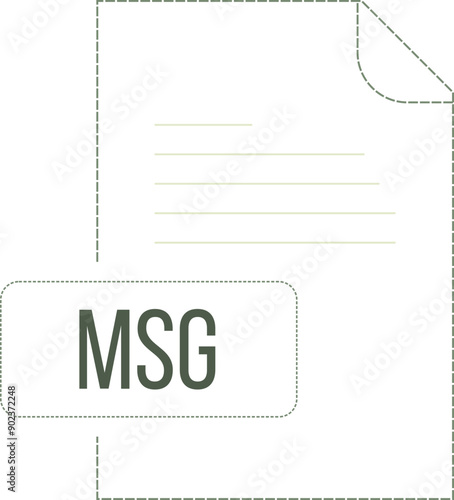 MSG icon black dashed outline v1