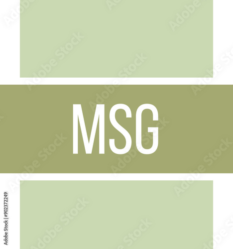 MSG icon fill and bebus writting