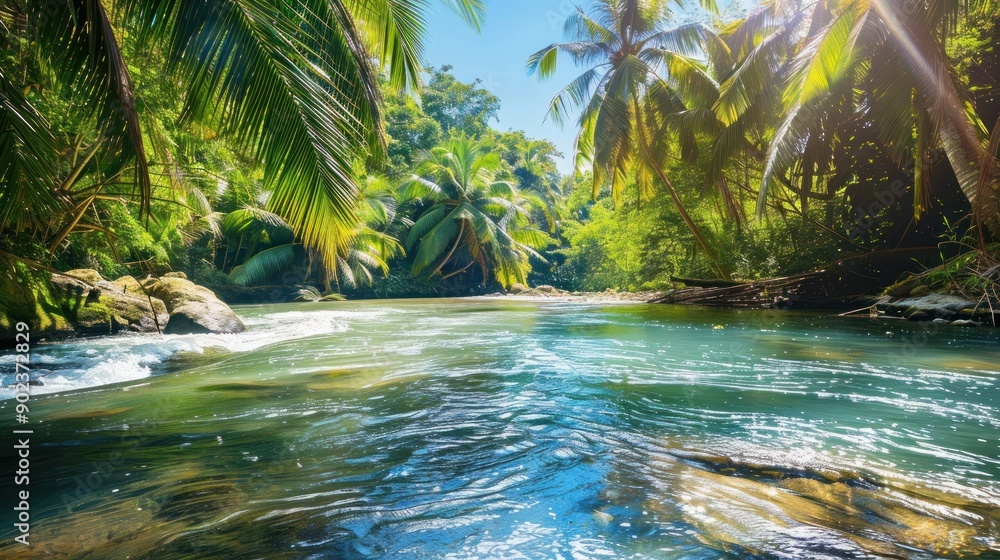 Tropical River Paradise Tropical River Paradise