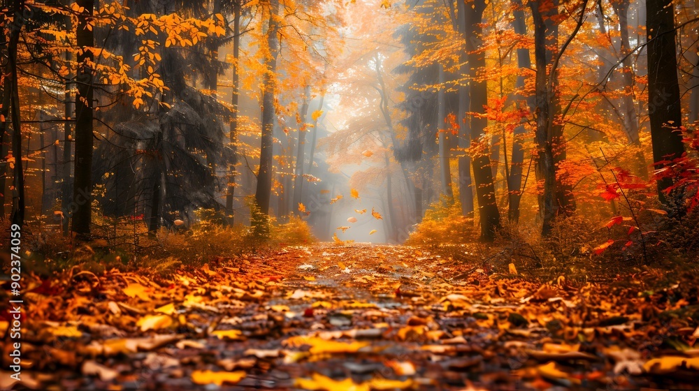 The path in the forest is covered img The path in the forest is covered img