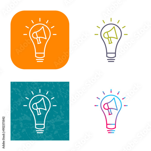 Marketing Idea Icon Design