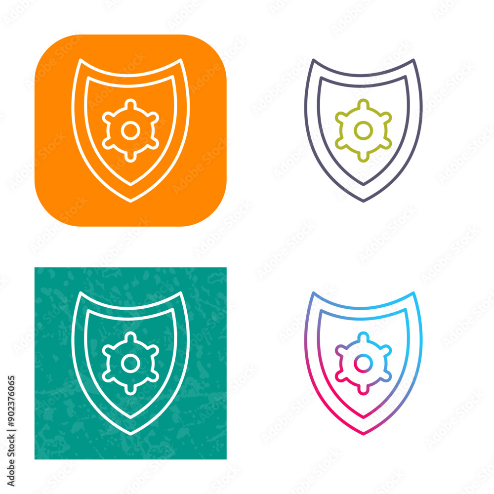 Security Settings Icon Design Security Settings Icon Design