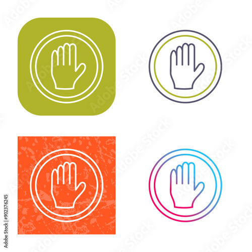 Halt Icon Design