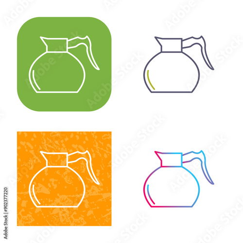 Coffee Pot Icon Design