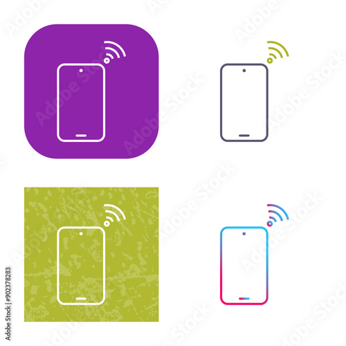 Unique Connected Device Icon Design
