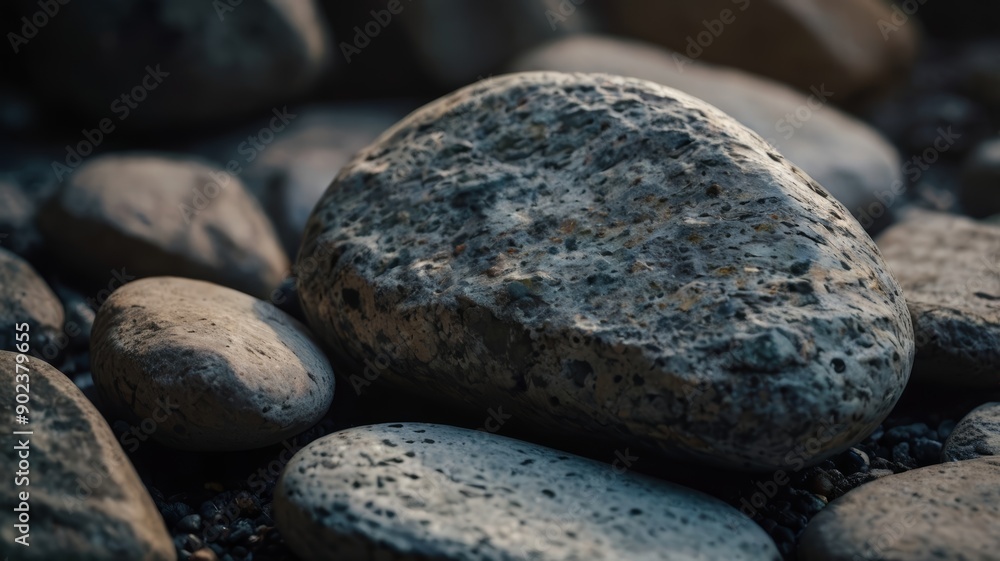 black and white stones on a wooden background black and white stones on a wooden background