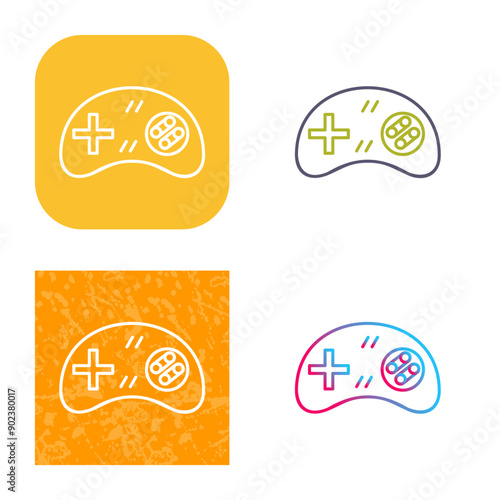 Unique Gaming Control Icon Design