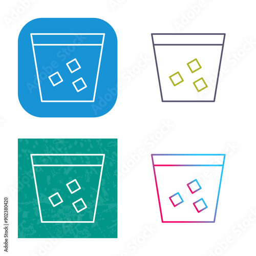 Unique Double Shot Icon Design