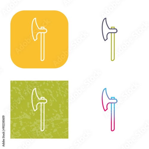 Unique Axe Icon Design